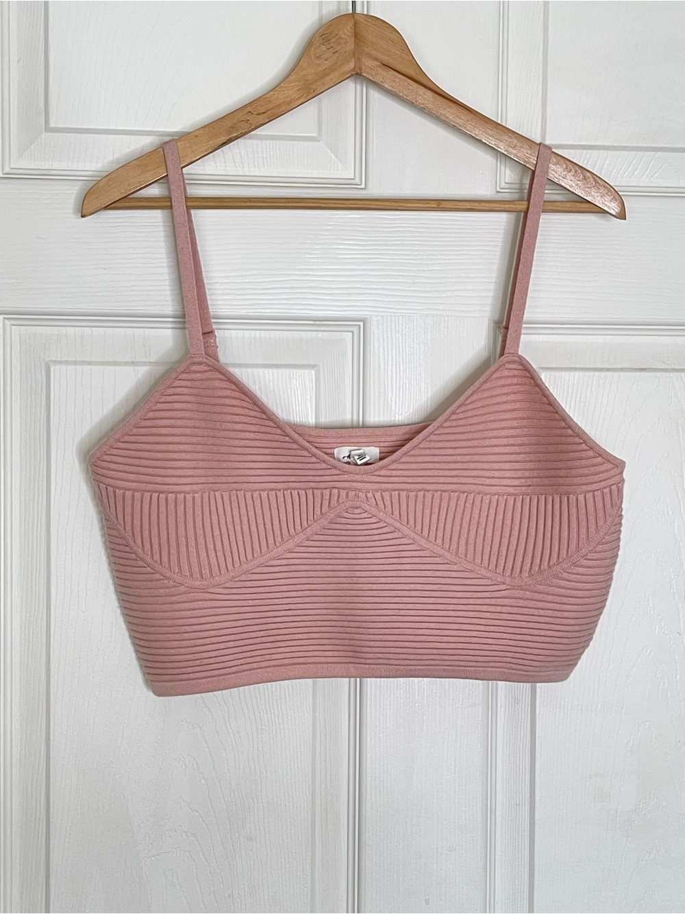 aerie Dusty Rose Ribbed Tank Top